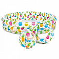 Nafukovací bazének Intex 59469 ANANAS SET 132 x 28 cm - výprodej
