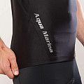 Pánské lycrové triko Aqua Marina SCENE černá, krátký rukáv - M