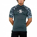 Pánské lycrové triko Scubapro RASHGUARD GRAPHITE UPF50, krátký rukáv