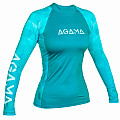Dámské lycrové triko Agama AQUA LADY, dlouhý rukáv