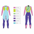 Dámský triatlonový oblek Aqua Sphere RACER V3 LADY 5/4/1 mm - M