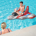 Nafukovací lehátko Bestway 41443 STÍHAČKA GALAXY GLIDER 136 x 135 cm šedá