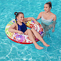 Nafukovací kruh Bestway 36084 SUMMER SWIM 91 cm červená