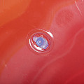 Nafukovací kruh Bestway 36163 RAINBOW RIBBON TUBE JELLY 115 cm červená