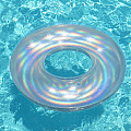 Nafukovací kruh Bestway 36240 IRIDESCENT SWIM RING 107 cm perleťová