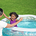 Nafukovací bazének Bestway 52489 SPARKLE SHELL KIDDIE POOL 150 x 127 x 43 cm