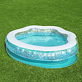 Nafukovací bazének Bestway 52489 SPARKLE SHELL KIDDIE POOL 150 x 127 x 43 cm