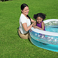 Nafukovací bazének Bestway 52489 SPARKLE SHELL KIDDIE POOL 150 x 127 x 43 cm