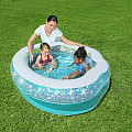 Nafukovací bazének Bestway 52489 SPARKLE SHELL KIDDIE POOL 150 x 127 x 43 cm