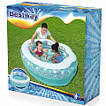 Nafukovací bazének Bestway 52489 SPARKLE SHELL KIDDIE POOL 150 x 127 x 43 cm