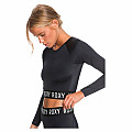 Dámské lycrové triko Roxy FITNESS CROP dlouhý rukáv - výprodej