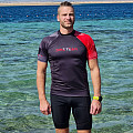 Pánské lycrové triko DIVE TEAM MAN, krátký rukáv