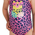 Dívčí plavky Zoggs CROSSBACK KIDS GIRLS KITTEN SAFARI - výprodej